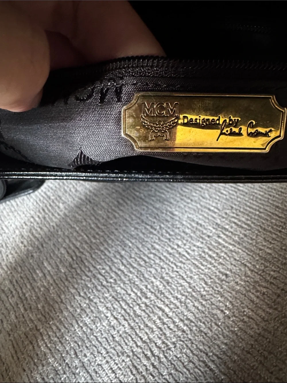 MCM authentic pebbled